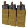 TRIPLE M4/M16  OPEN-TOP MAG POUCH CONDOR